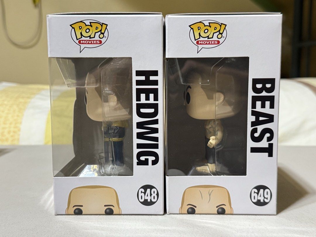 Vaulted Funko Pop Movies - SPLIT Set (Category: Figurines & Statues) located in Quezon City. Submitted by kingofatlantis (Listing ID 1465588361, Image 2). Description: Vaulted Funko Pop Movies Split Set ( Hedwig and the Beast). Boxes are in mint conditions. No issues. Gcash payment. Ships lalamove or J&T.