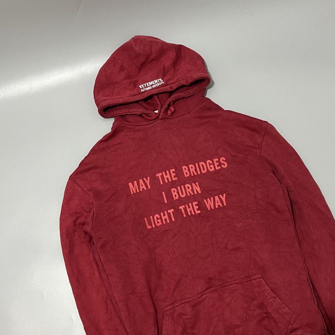 VETEMENTS - Runway piece - Demna (Category: Coats, Jackets and Outerwear) located in Cavite. Submitted by asianluxe (Listing ID 1465699415, Image 3). Description: Good condition Very presentable No flaw or damage Size: small fit to 2XL Length: 29 inches Width: 28 inches.