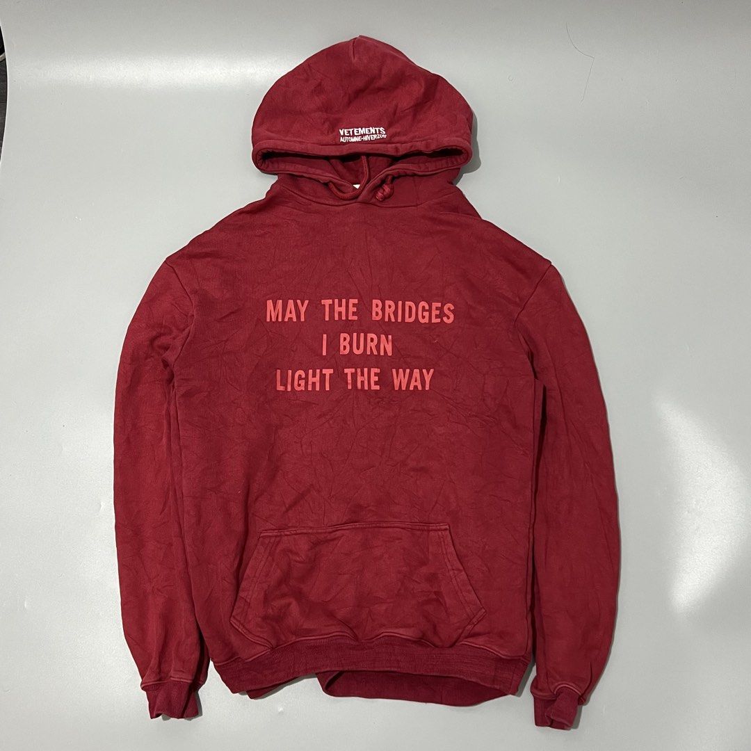 VETEMENTS - Runway piece - Demna (Category: Coats, Jackets and Outerwear) located in Cavite. Submitted by asianluxe (Listing ID 1465699415, Image 1). Description: Good condition Very presentable No flaw or damage Size: small fit to 2XL Length: 29 inches Width: 28 inches.