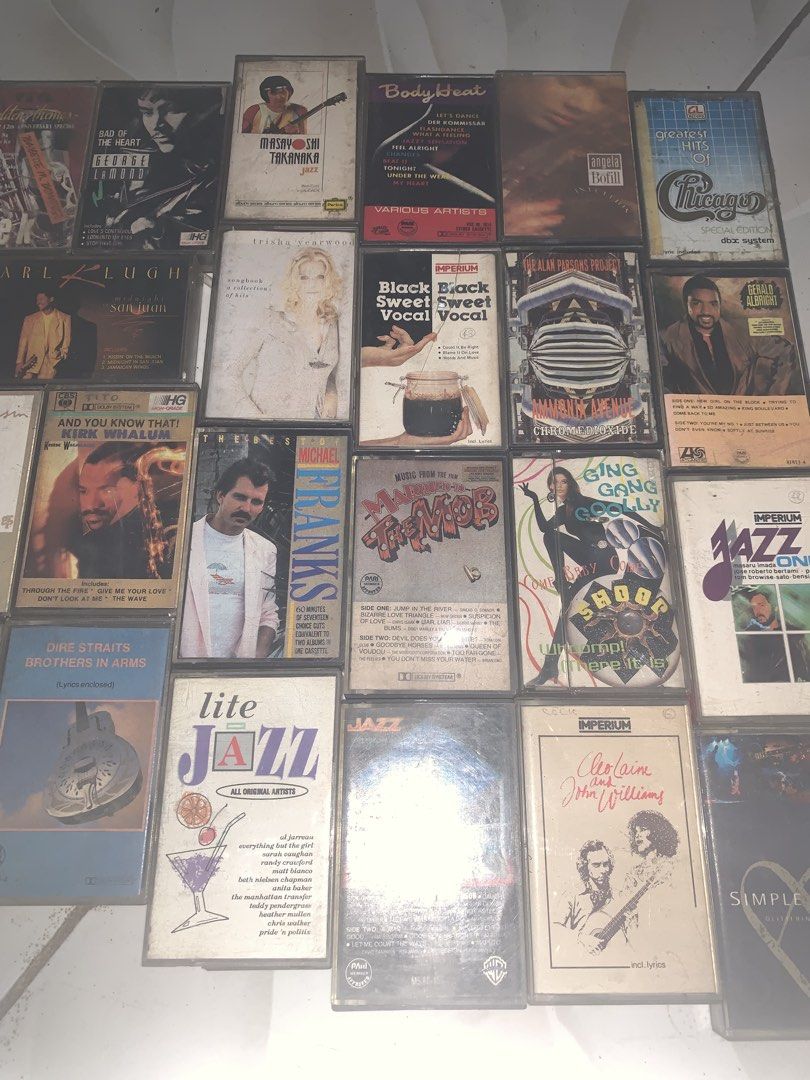 Vintage cassette tapes original (Category: CDs & DVDs) located in Quezon City. Submitted by sojisup (Listing ID 1465696154, Image 2). Description: Vintage tapes at 350 each thank you .