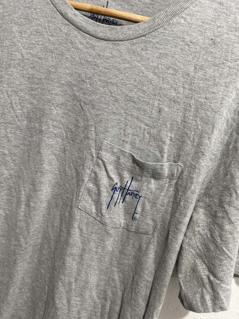 Vintage Guy Harvey Marlin Graphic Tee | Gray | L (Category: Tshirts & Polo Shirts ) located in Rizal. Submitted by thrift_finds_739 (Listing ID 1465685346, Image 3). Description: NO ISSUE Size: 3XL Color rate: 9/10 Length: 28 Width: 22 Please manage your expectations — we open premium bulk ukay bundles shipped directly from the US! 🇺🇸.