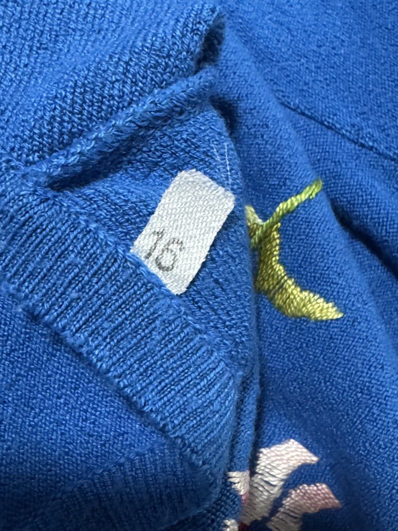 VINTAGE kenzo embroidered knit top (Category: Luxury Apparel) located in General Santos City (Dadiangas). Submitted by curatedstuffs101 (Listing ID 1465602983, Image 3). Description: Like new No flaws Color rate:10/10 Size:16 on tag Dimension Width: 19 inches Length: 21 inches.