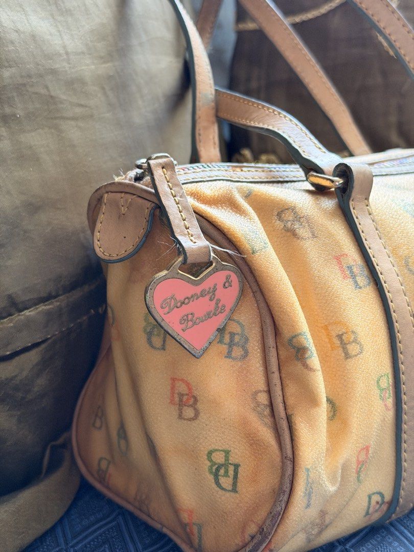Vintage Y2K Dooney & Bourke Monogram Shoulder Bag (Category: Luxury Bags & Wallets) located in Quezon City. Submitted by mel.highmoons (Listing ID 1465583768, Image 3). Description: super ganda and no issues! spacious sa loob and has many pockets huhu hard to let go MOP: BPI/Bank Transfer MOD: Lalamove, Flash Express Shipping fee to be shouldered by buyer..