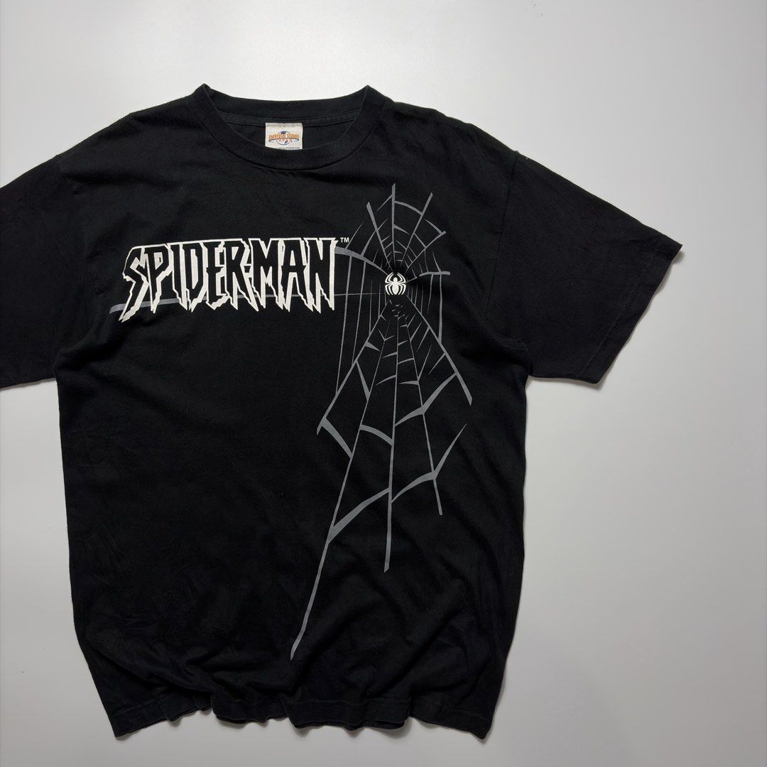 Vintage Y2K Spider-Man Universal Studio Japan Tee Dated 2004 (Category: Tshirts & Polo Shirts ) located in Makati City. Submitted by tulakngdamit.ph (Listing ID 1465738667, Image 2). Description: WTS Vtg Y2K Spider-Man Tee Universal Studio Japan Dated 2004 Marvel Characters, INC Width: 21 Inches Length: 29 Inches Excellent.