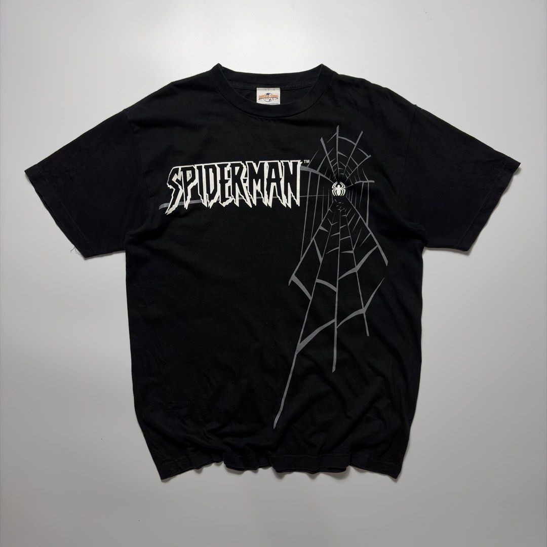 Vintage Y2K Spider-Man Universal Studio Japan Tee Dated 2004 (Category: Tshirts & Polo Shirts ) located in Makati City. Submitted by tulakngdamit.ph (Listing ID 1465738667, Image 1). Description: WTS Vtg Y2K Spider-Man Tee Universal Studio Japan Dated 2004 Marvel Characters, INC Width: 21 Inches Length: 29 Inches Excellent.