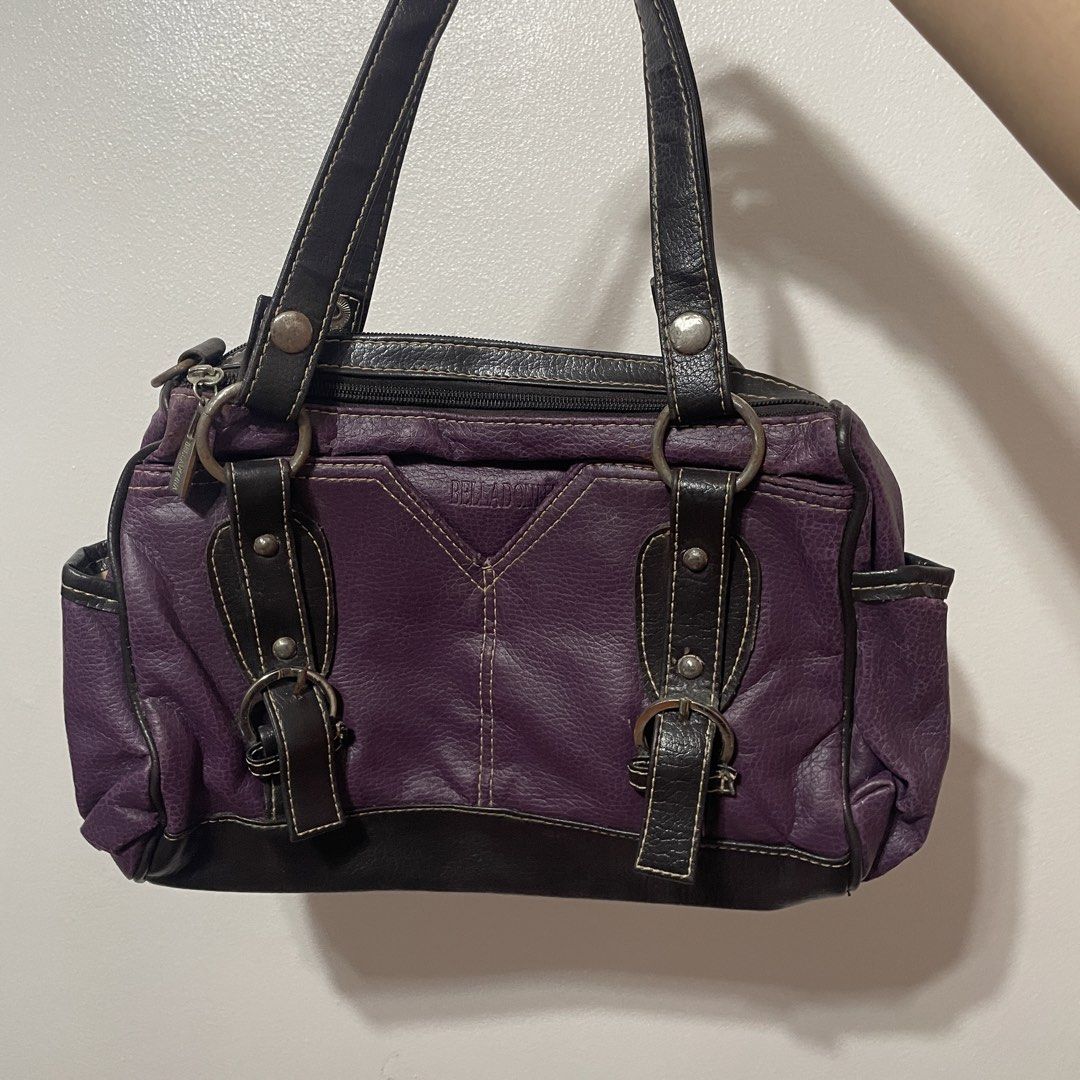Violet Vintage Bag (Category: Shoulder Bags) located in Rizal. Submitted by ksbentables (Listing ID 1465713179, Image 2). Description: manage your expectations has rust and other minor flaws super pretty neto kaso I don't have the time and tools to deep clean :<< loc: cainta rizal mop: maribank.