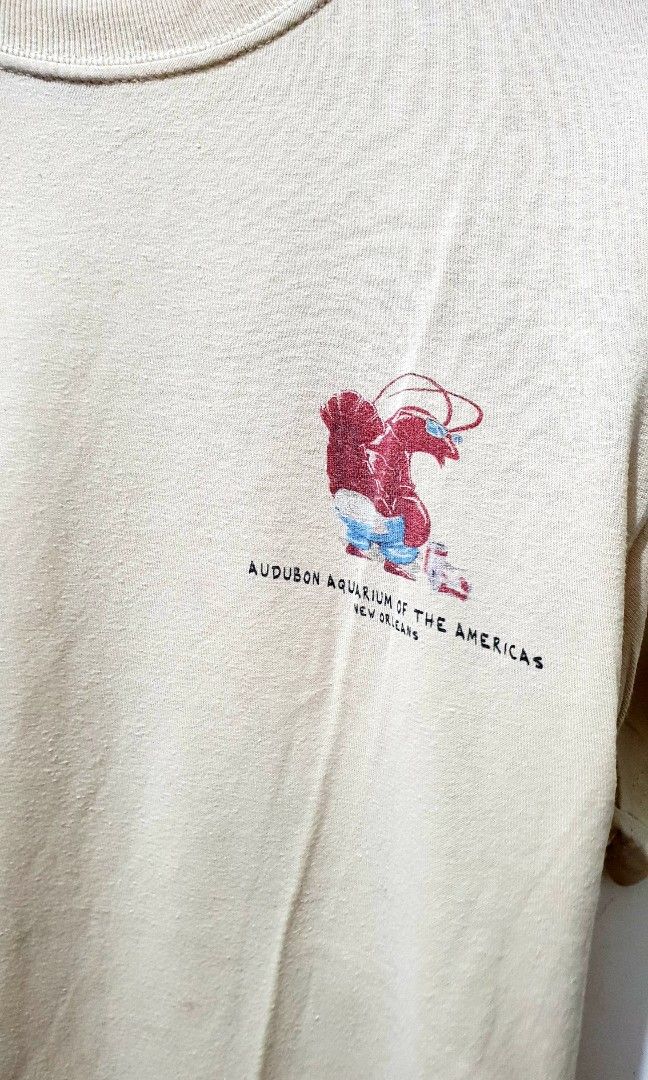 Vntg Crayfish (Bastos Tee) (Category: Tshirts & Polo Shirts ) located in Taguig. Submitted by thriftedminds (Listing ID 1465728869, Image 3). Description: Item: Vintage Crayfish (Bastos Tee)🔥 ‎Size: The Duck Co Dated 2005 (S) ‎Width: 19.5 ‎Length: 26 ‎Condition: Excellent ‎Issue: Multiple pinhole on hem, Paint stain, Dirt stain DM to purchase 📩.