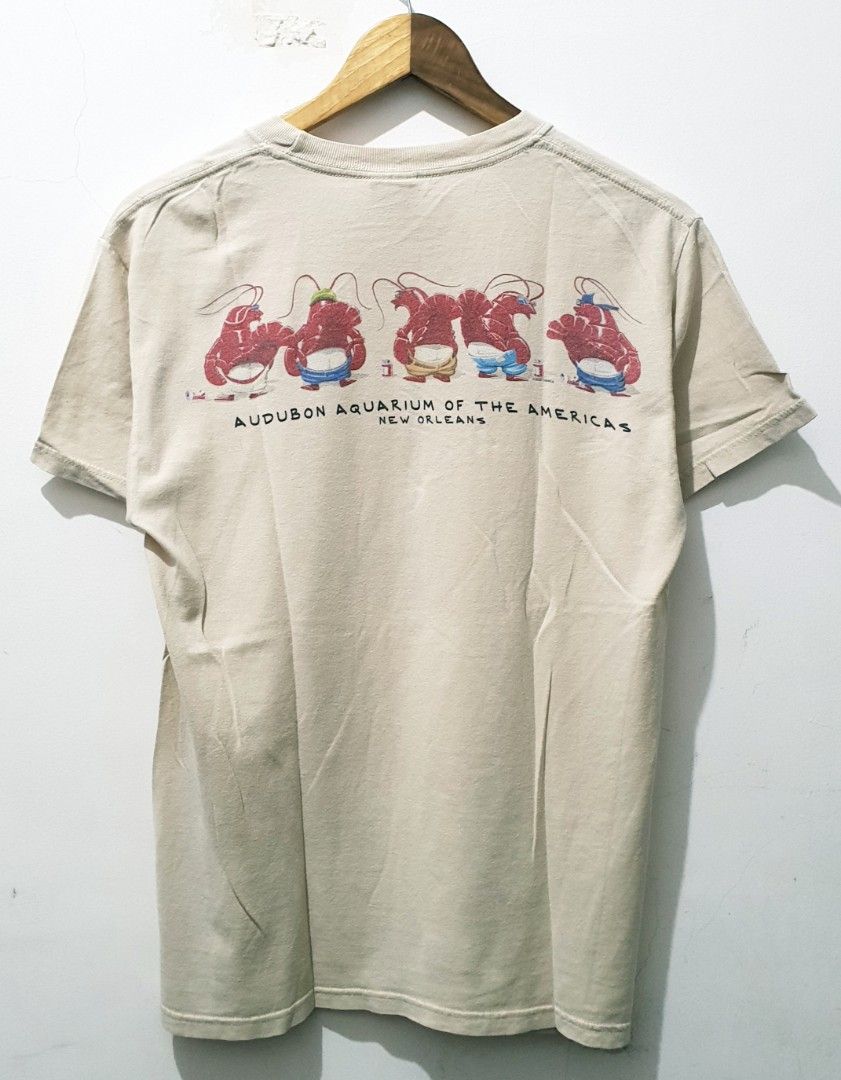 Vntg Crayfish (Bastos Tee) (Category: Tshirts & Polo Shirts ) located in Taguig. Submitted by thriftedminds (Listing ID 1465728869, Image 2). Description: Item: Vintage Crayfish (Bastos Tee)🔥 ‎Size: The Duck Co Dated 2005 (S) ‎Width: 19.5 ‎Length: 26 ‎Condition: Excellent ‎Issue: Multiple pinhole on hem, Paint stain, Dirt stain DM to purchase 📩.