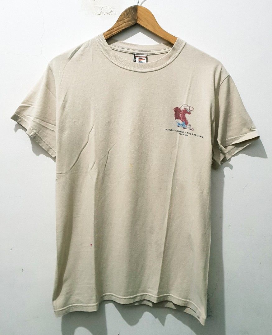 Vntg Crayfish (Bastos Tee) (Category: Tshirts & Polo Shirts ) located in Taguig. Submitted by thriftedminds (Listing ID 1465728869, Image 1). Description: Item: Vintage Crayfish (Bastos Tee)🔥 ‎Size: The Duck Co Dated 2005 (S) ‎Width: 19.5 ‎Length: 26 ‎Condition: Excellent ‎Issue: Multiple pinhole on hem, Paint stain, Dirt stain DM to purchase 📩.