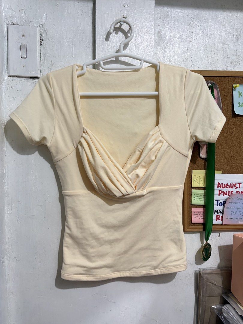 VXN Beige Top (Category: Blouses) located in Quezon City. Submitted by berrystrawng (Listing ID 1465710214, Image 3). Description: .