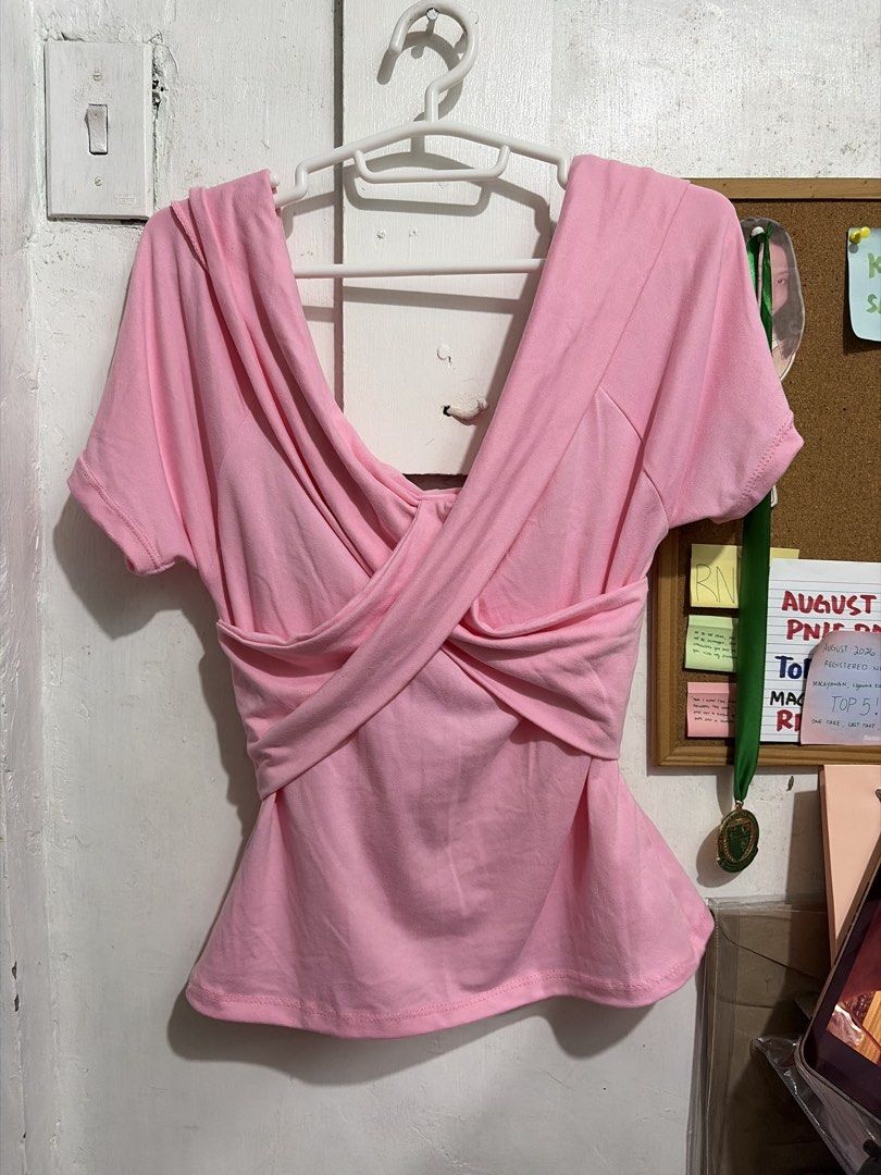 VXN Pink Off Shoulder (Category: Blouses) located in Quezon City. Submitted by berrystrawng (Listing ID 1465680936, Image 3). Description: .