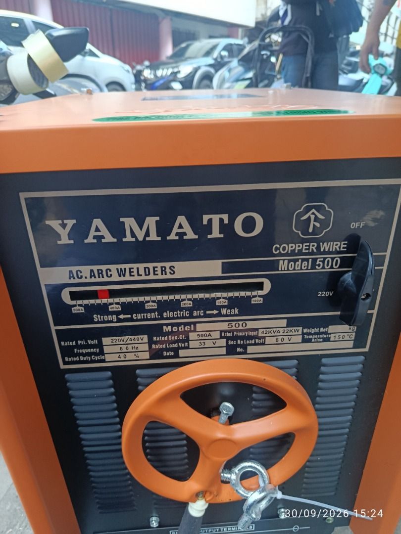 welding machine Specs: 500amp dual (Category: Construction & Building Materials) located in Manila. Submitted by 09171479278_elsie. (Listing ID 1465603733, Image 1). Description: welding machine Specs: 500amp dual.