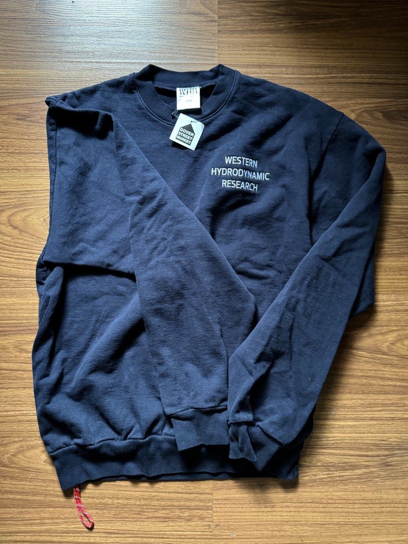 Western Hydrodynamic Research Worker Crew Sweater (Category: Coats, Jackets and Outerwear) located in Marikina City. Submitted by cheese85 (Listing ID 1465628412, Image 1). Description: Brand new with tags Selling below srp size M ₱4,800 W: 22” L: 25”.