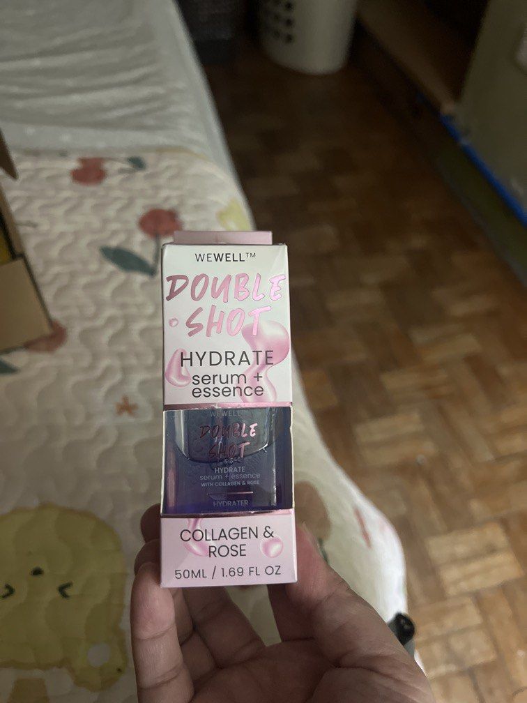 Wewell Double Shot Hydrate Serum/essence (Category: Face Care) located in Paranaque City. Submitted by arianem031087 (Listing ID 1465673502, Image 1). Description: 50ml.
