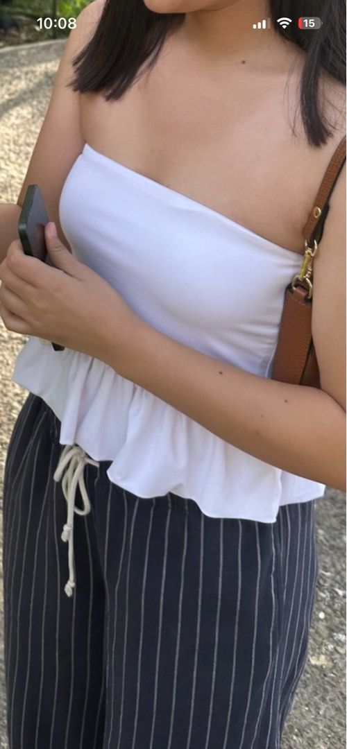 white cotton on tube top (Category: Others Tops) located in Cebu City. Submitted by sarstar1818 (Listing ID 1465590182, Image 3). Description: .