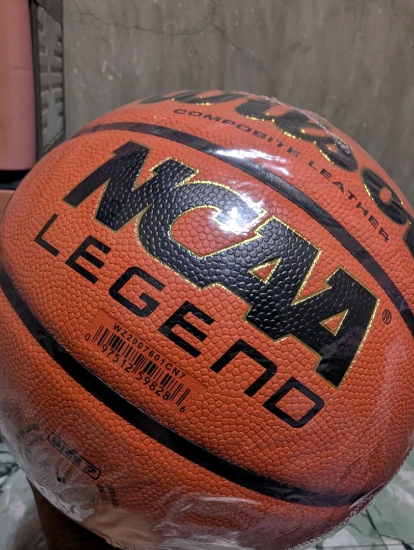 Wilson NCAA Legend Baketball (Category: Other Sports Equipment and Supplies) located in Binan City. Submitted by riveramj14 (Listing ID 1465584374, Image 2). Description: For sale only Wilson NCAA Legend 🏀 Brand new and Authentic With anti-counterfeit code Standard size Indoor/Outdoor Free authentic Wilson bag, air pump, pin needle 2k only firm No local release Money back guarantee if proven fake 📍Biñan, Laguna.