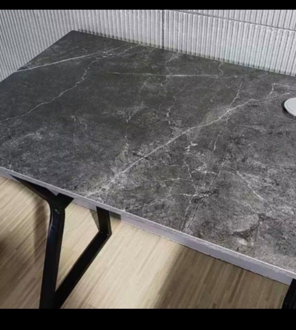 [With Cable Management] Study Table Computer Table (Category: Tables & Sets) located in Singapore. Submitted by furnigenetics (Listing ID 1465630852, Image 2). Description: 80x50x75cm=$129 100x60x75cm=$159 120x60x75cm=$189.