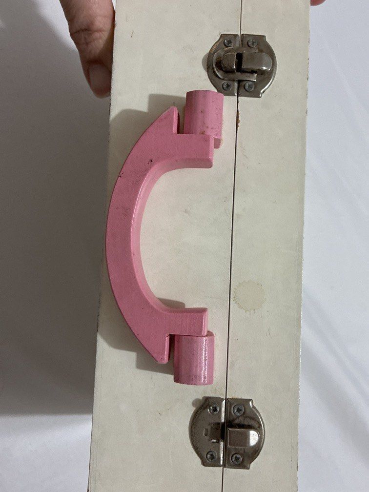wooden toy (Category: Kids Toys) located in Subic. Submitted by rosalyntlopez (Listing ID 1465638981, Image 3). Description: as is with pen marks posted flaws 1 lock has defect with signs of usage declared as is preloved.
