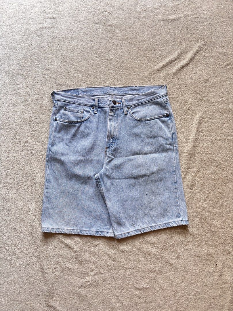 WRANGLER JORTS (Category: Shorts) located in Guagua. Submitted by mid_thrift (Listing ID 1465741267, Image 2). Description: w-36 L-21 issue-paint stain .