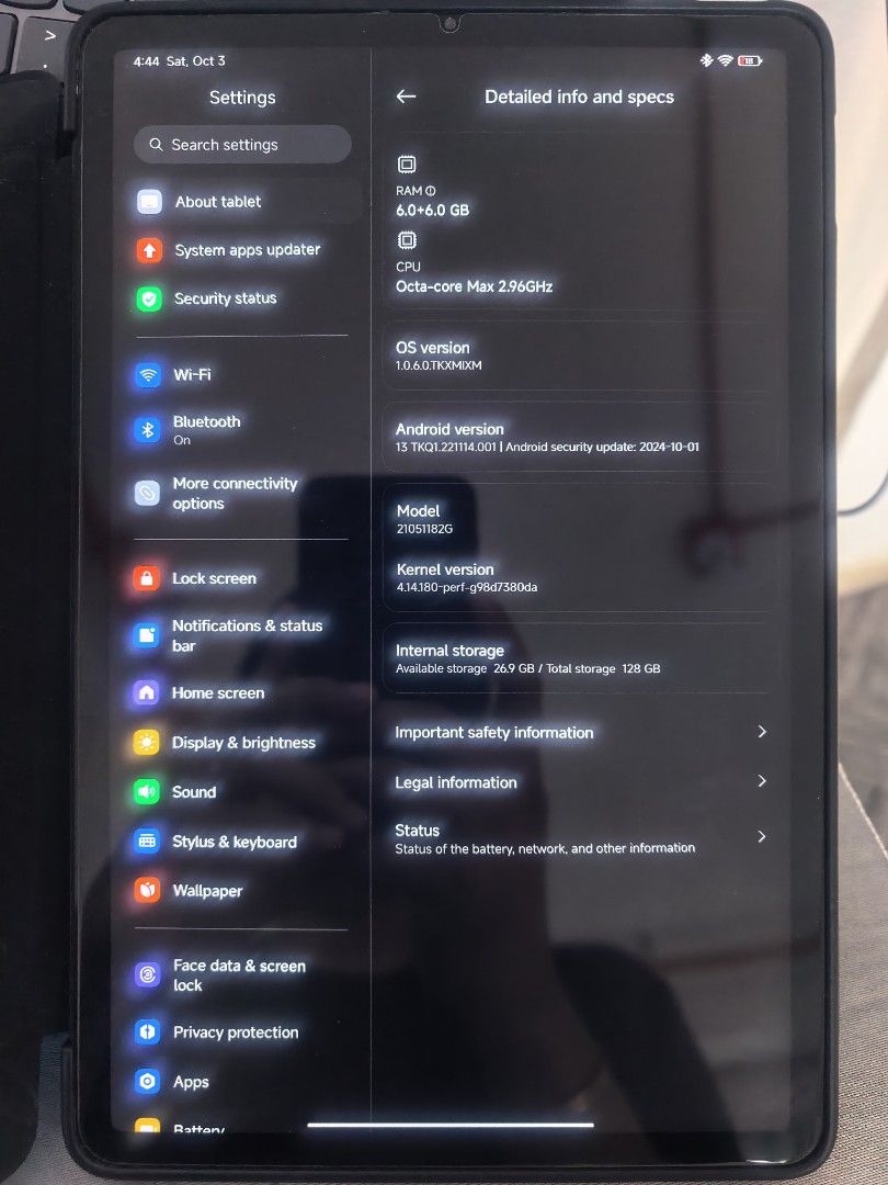 Xiaomi Pad 5 128gB (Category: Android) located in Calapan. Submitted by lloyd0822 (Listing ID 1465657062, Image 1). Description: 6+6GB 128 GNB Internal No charger and No Box with Case.