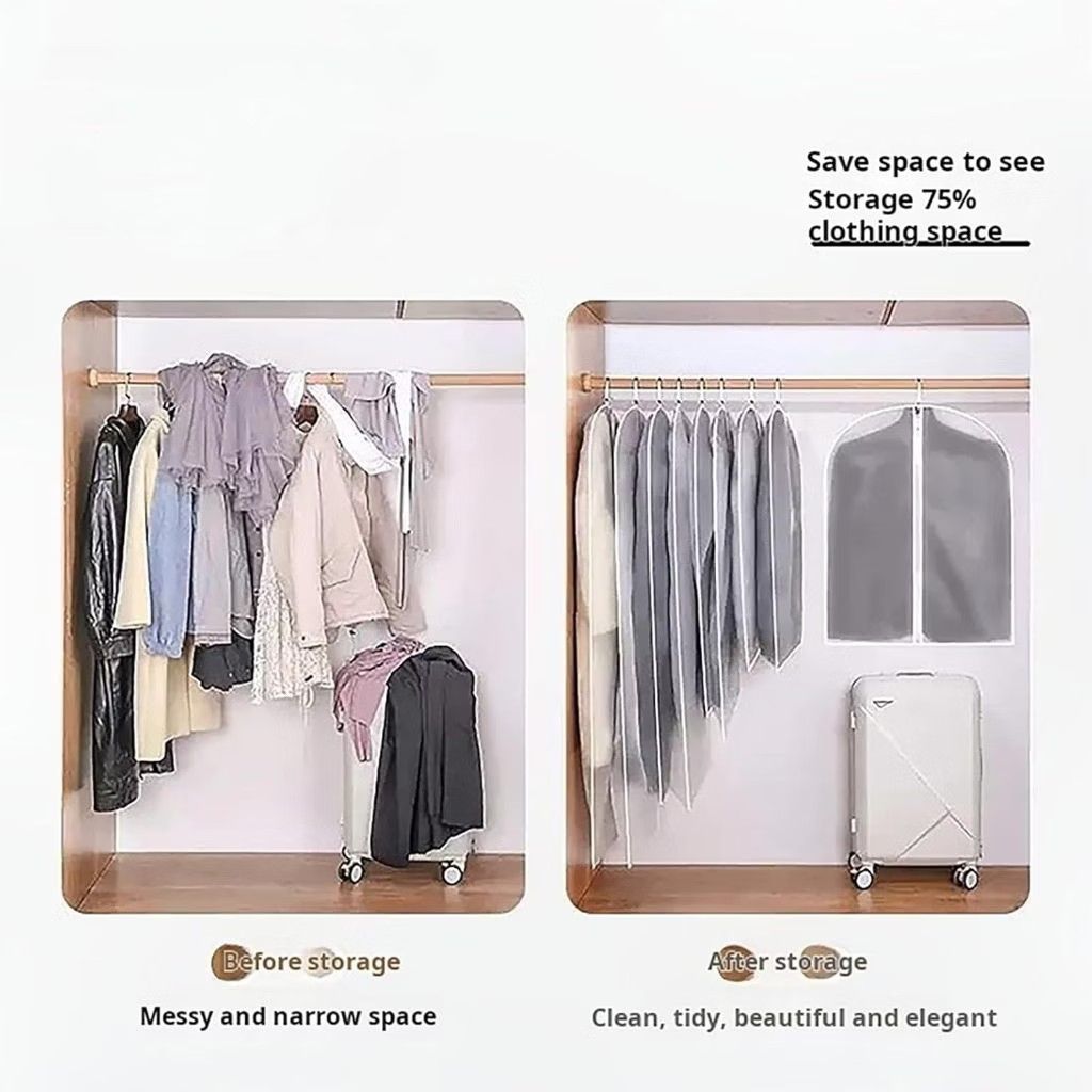 X-way PEVA Transparent Clothes Dust Cover Washable COD (Category: Looking For) located in Manila. Submitted by kimmychen123 (Listing ID 1465619689, Image 3). Description: pm for more details.