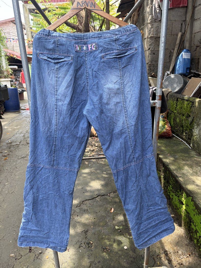 Y2K Marithe Francois Girbaud (Category: Jeans) located in Subic. Submitted by johnarvin194250 (Listing ID 1465595970, Image 3). Description: Y2k Jeans Le Jean De Marithe Francois Girbaud M+FG size 36 18 width 41 lenth 11 hem ₱800+sf OBO.