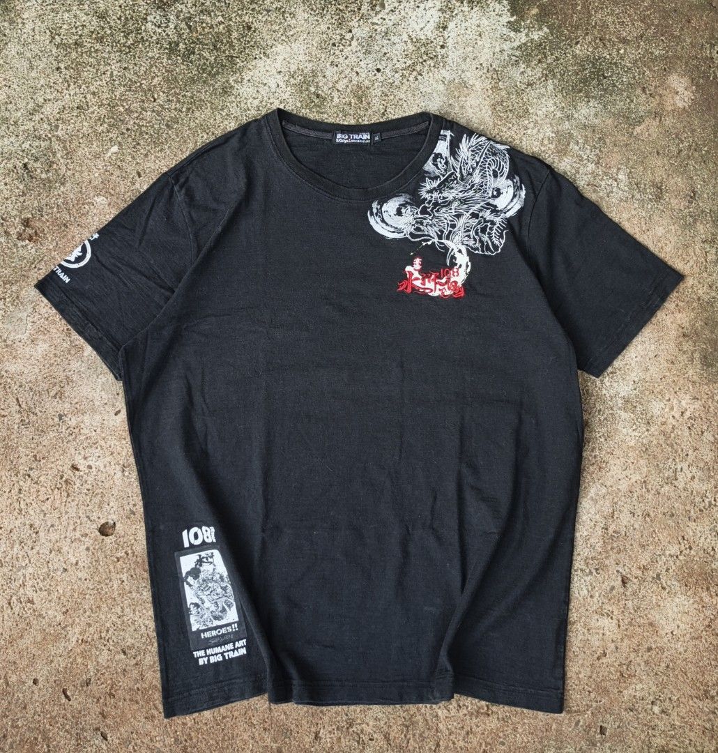 Y2k Osaka Big Train Dragon Shirt (Category: Tshirts & Polo Shirts ) located in Laguindingan. Submitted by lootsbyberle (Listing ID 1465736901, Image 1). Description: 25.5x31 3XL on Tag Embroidered Dragon design 🐉 Perfect for y2k inspired fit! 🔥 MOP: GCASH NO COD, NO FREE SHIP POLICY!.