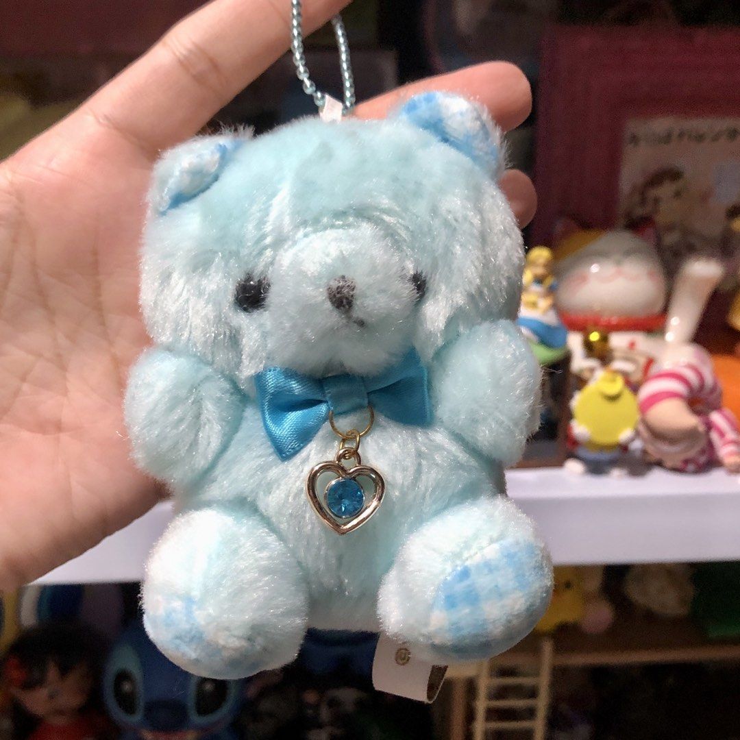 Yell Happy Birthcolor Blue Bear Charm (Category: Plushies & Soft Toys) located in Quezon City. Submitted by kitsune.treasures (Listing ID 1465651221, Image 1). Description: *First to pay policy! *1 day reservation only. Failure to pay on time, auto cancel. 📍Quezon City * MOD: J&T | Lalamove * MOP: GCASH | BPI 📦ON HAND AND READY TO SHIP! CONDITION: WHAT YOU SEE IS WHAT YOU GET. Dimensions: Kindly check the photos for the actual measurements. Ple
