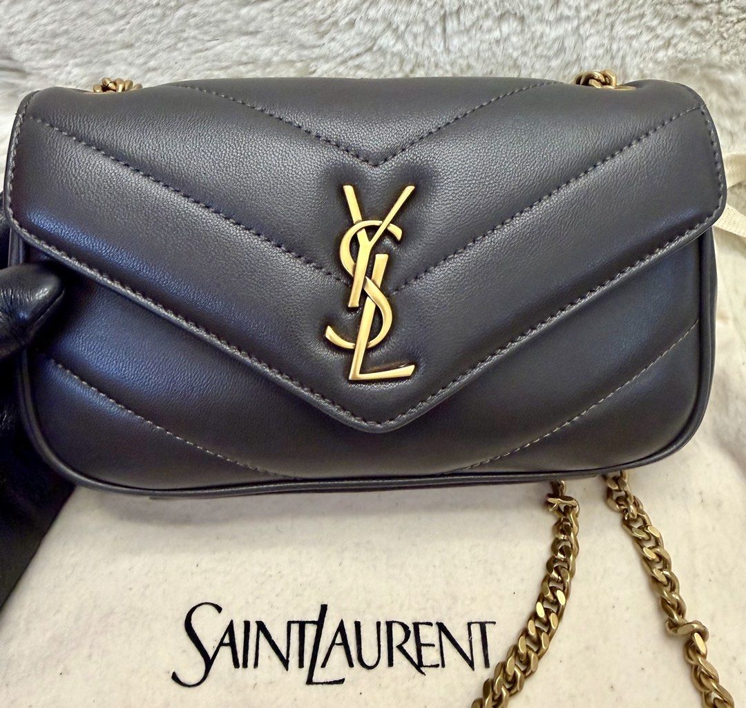 YSL Mini Lou Lou Bag in Olive (Category: Cross-body Bags) located in Manila. Submitted by mrsmdxbseller (Listing ID 1465584851, Image 2). Description: .