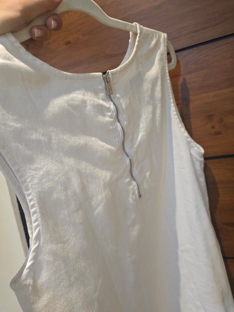 Zalora denim dress (Category: Dresses) located in Quezon City. Submitted by aslvn (Listing ID 1465665095, Image 2). Description: back detail posted. available in black as well. both size small. if take both, 350. only. if only 1 dress, 200 each..