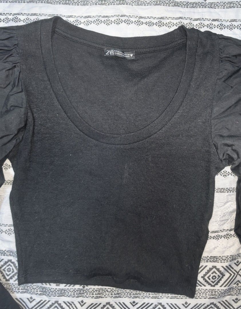 Zara Black Top, Medium (Category: Longsleeves) located in Naga. Submitted by princessta62477 (Listing ID 1465692266, Image 2). Description: .