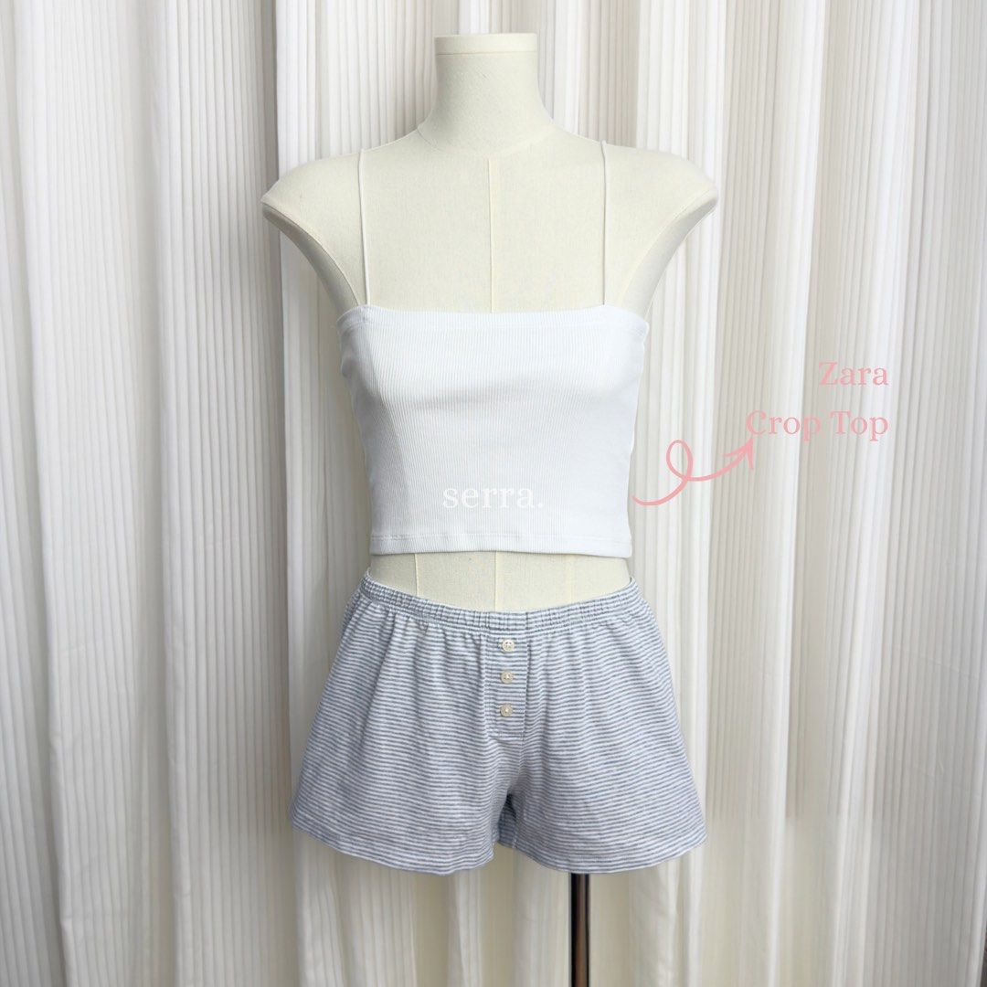 Zara String Cropped Top (Category: Sleeveless) located in Subic. Submitted by serra. (Listing ID 1465740670, Image 1). Description: 🎀Washed & ready to wear! 📍Subic, Zambales 💵Payment first via gcash 📦Shipping nationwide via J&T.