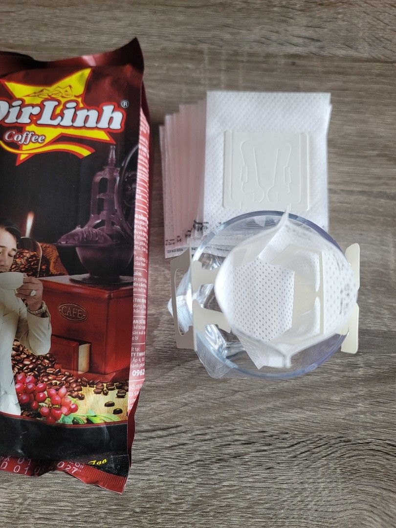 100% Authentic Vietnam Robusta ground drip coffee with free coffee filter (Category: Beverages) located in Caloocan City. Submitted by mightydog.ec0194 (Listing ID 1471140585, Image 1). Description: Need help, we closed business. Baka po may gusto ng Robusta Ground drip coffee from Vietnam. I bought it last September, selling for half price. 200 pesos per 500 gram bag. Minimum of 5 bags for 1000 pesos (with free 20pcs drip filter). Pickup or meet
