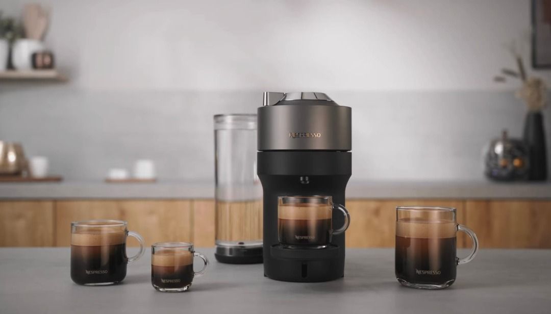 🌟100%全新🌟Nespresso Vertuo Pop+ Titan 咖啡機, 家庭電器, 廚房電器, 咖啡機及咖啡壺 - Carousell