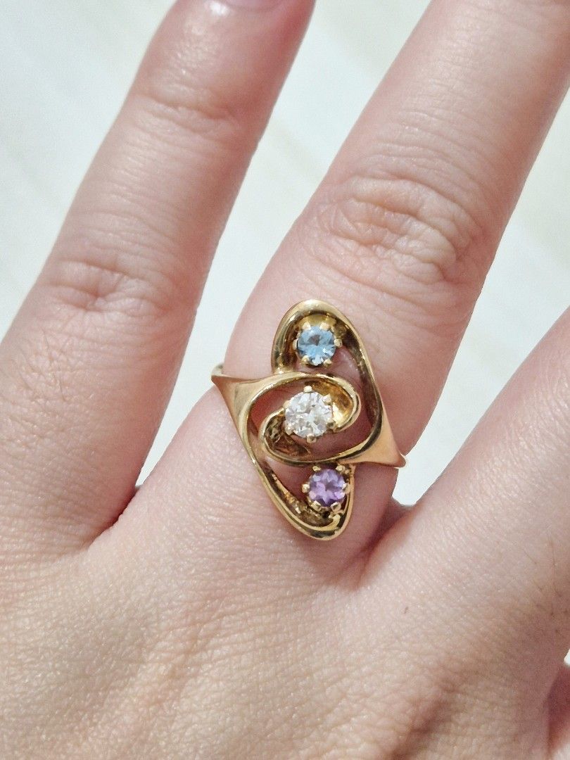 14k Saudi Gold Constellation Diamond Ring Size 6 (Category: Rings) located in Pasig City. Submitted by rialuna_fire (Listing ID 1471154585, Image 1). Description: 3.3 grams .