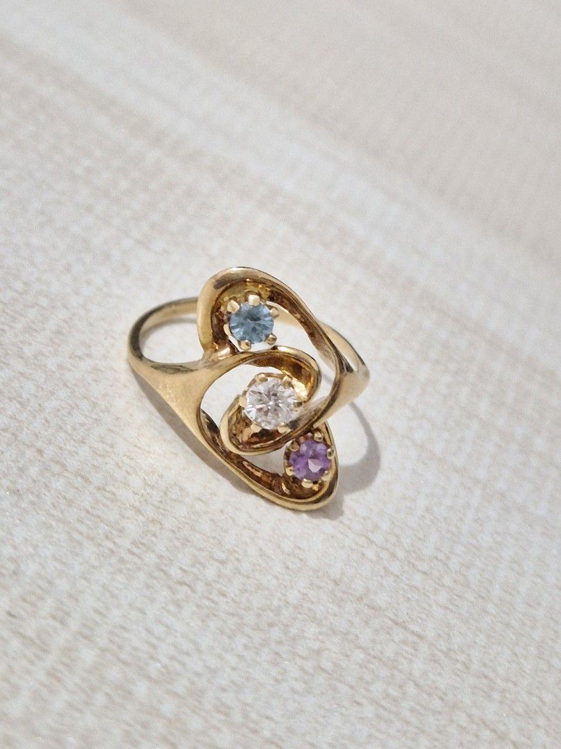 14k Saudi Gold Constellation Diamond Ring Size 6 (Category: Rings) located in Pasig City. Submitted by rialuna_fire (Listing ID 1471154585, Image 2). Description: 3.3 grams .