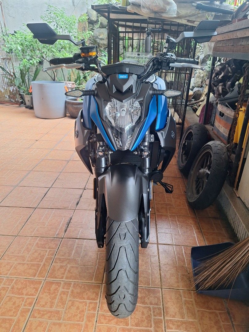 2019 CFMOTO NK400 (Category: Motorbikes for Sale) located in Paranaque City. Submitted by marksonlinestore (Listing ID 1471168515, Image 1). Description: 2019 Cfmoto NK400. Fitted with an Original IXIL XTREM aftermarket exhaust system, Pirelli Angel tires, Tail tidy, Stealth sidemirrors, K&N Air Filter, Senlo MDL Lights, PIAA Horn, R&G Tank Pad, Yuasa Battery, RCB Bar end, Evotech Spool, NGK Iridium Sparkplug, LED Headlight, CFMoto fuel tank cap 