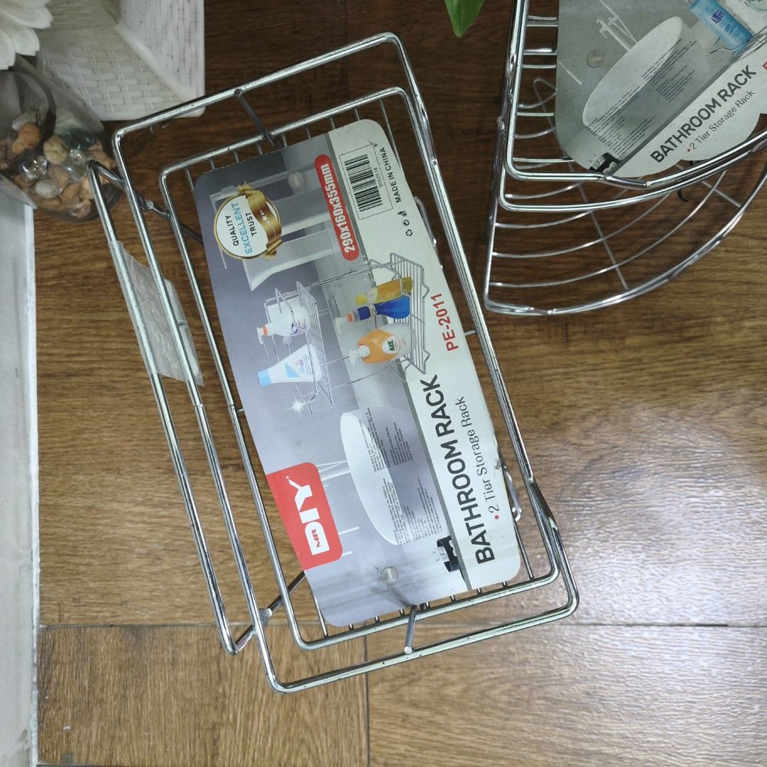 2-Tier Storage Racks (Rectangular and Corner) (Category: Bathroom & Kitchen Fixtures) located in Manila. Submitted by hj_wu01 (Listing ID 1471140029, Image 3). Description: - 2-Tier Storage Racks (Rectangular and Corner) - Size, refer to the image 📌 Negotiable 📌 Shipping fee should be shouldered by the buyer. 📌 Courier options: Lalamove, Grab, LBC 📌 Meet-up: Robinsons Place Manila 📌 Payment method: GCash, Maya Feel free to message 📨.