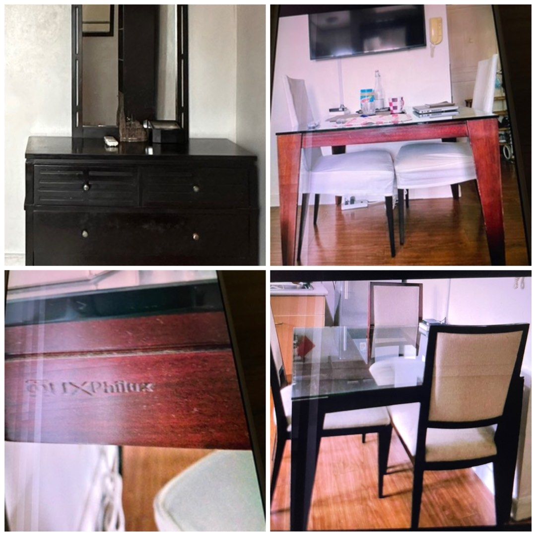 4 Seater Dining Set fr (Category: Tables & Sets) located in Pasig City. Submitted by tfrom (Listing ID 1471240916, Image 1). Description: 4 seater dining set from Philux.