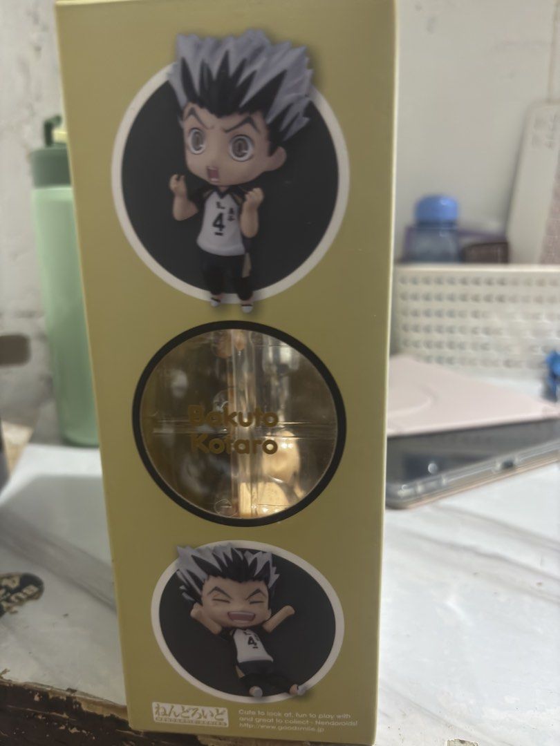 719 Haikyuu Bokuto Kotaro Nendoroid (Category: Figurines & Statues) located in Manila. Submitted by kimbubu (Listing ID 1471191739, Image 2). Description: BIB Box has few dirt Nendo itself is good as new Price is negotiable.
