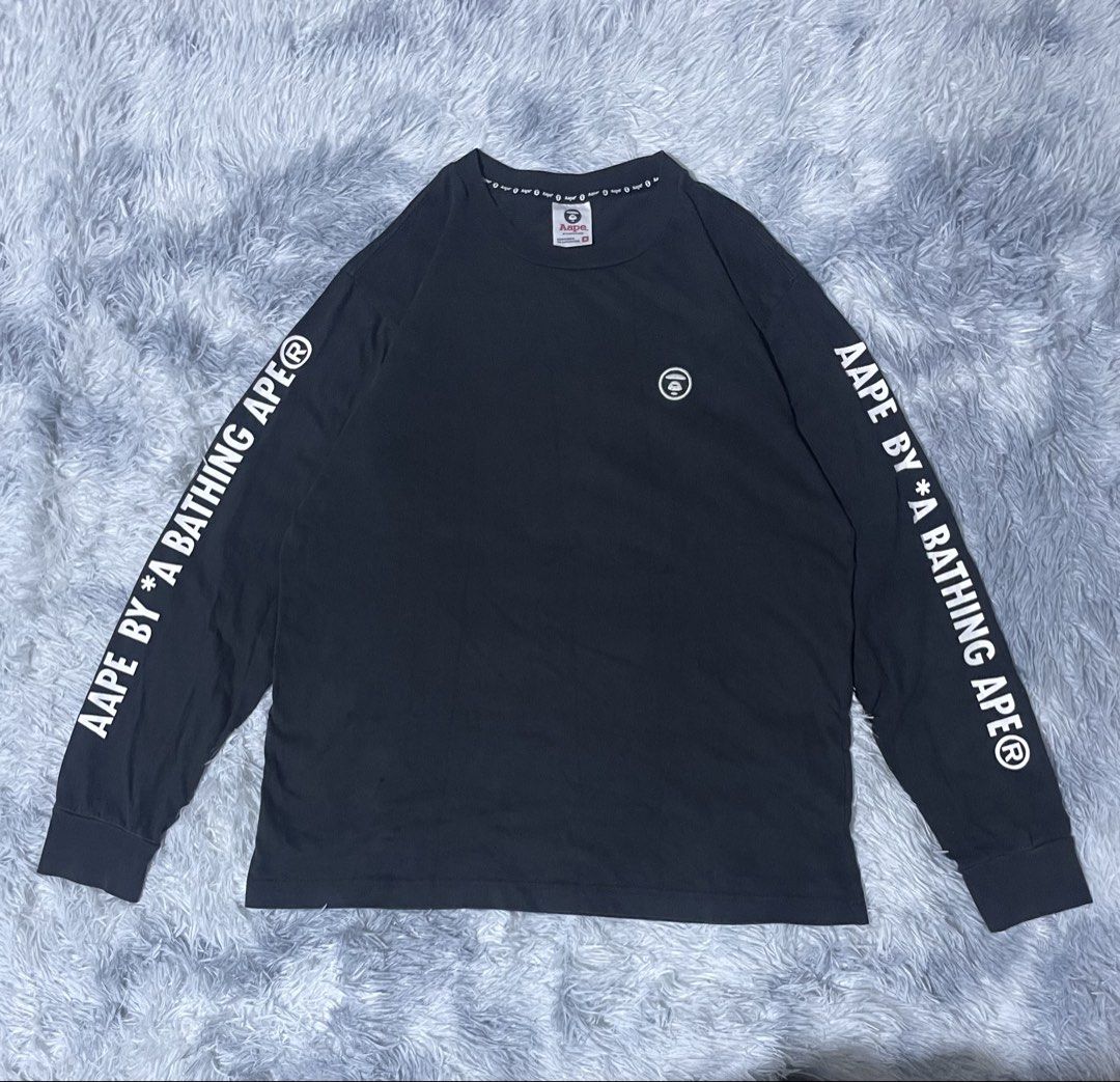 Aape Longsleeve (Category: Coats, Jackets and Outerwear) located in Valenzuela. Submitted by nk_thriftshop (Listing ID 1471254015, Image 1). Description: Dimes: 21x27 Size: M Issue: Minimal Hairline Condition/Color Rate: 9/10.