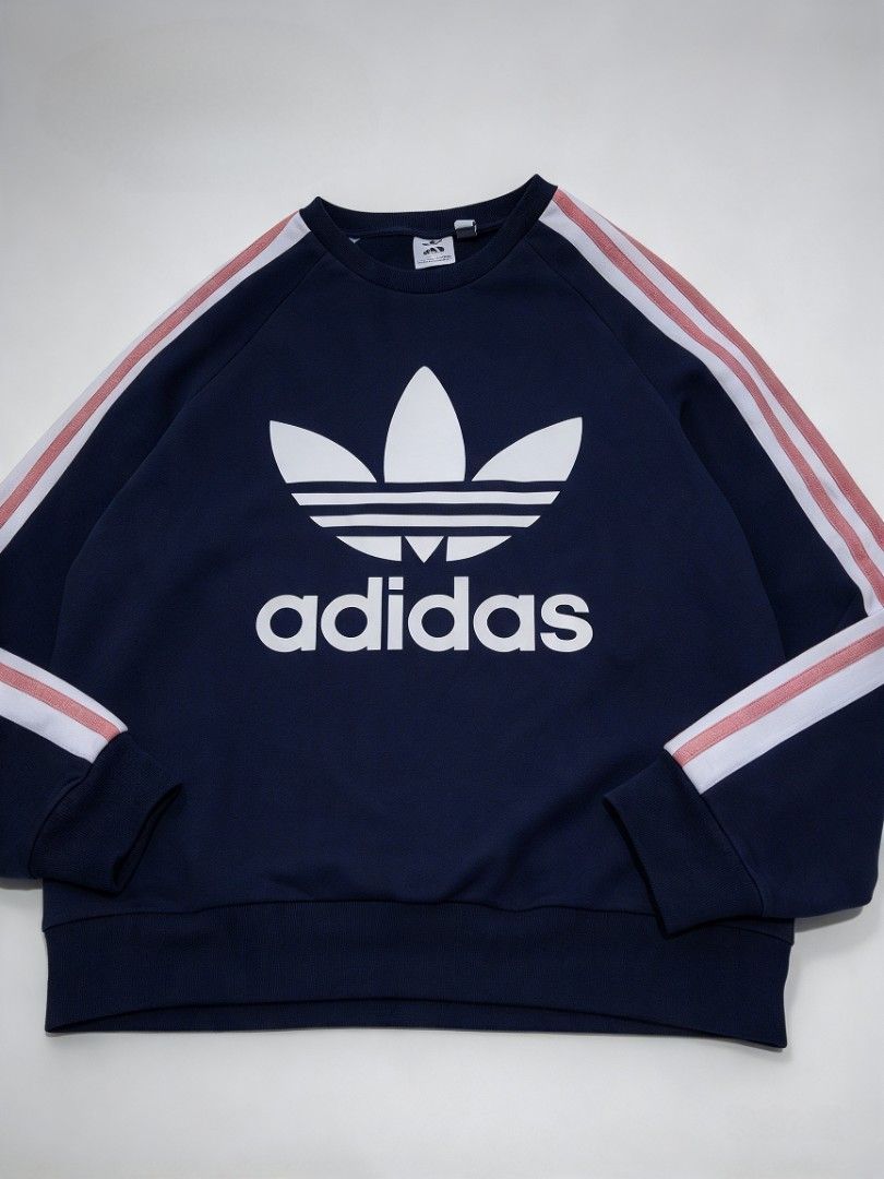 Adidas Crewneck Jacket (Category: Hoodies) located in Cavite. Submitted by behindourstyle (Listing ID 1471232737, Image 1). Description: 550 only 🔥 issue: need wash authentic Color rate: 9/10 size S to M Women Imus cavite.