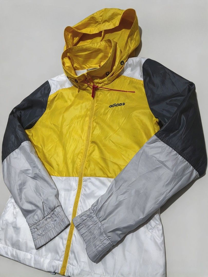 Adidas Neo Windbreaker Jacket (Category: Hoodies) located in Cavite. Submitted by behindourstyle (Listing ID 1471226878, Image 1). Description: 750 only 🔥 issue: need wash authentic Color rate: 9/10 size S to M women Imus cavite.