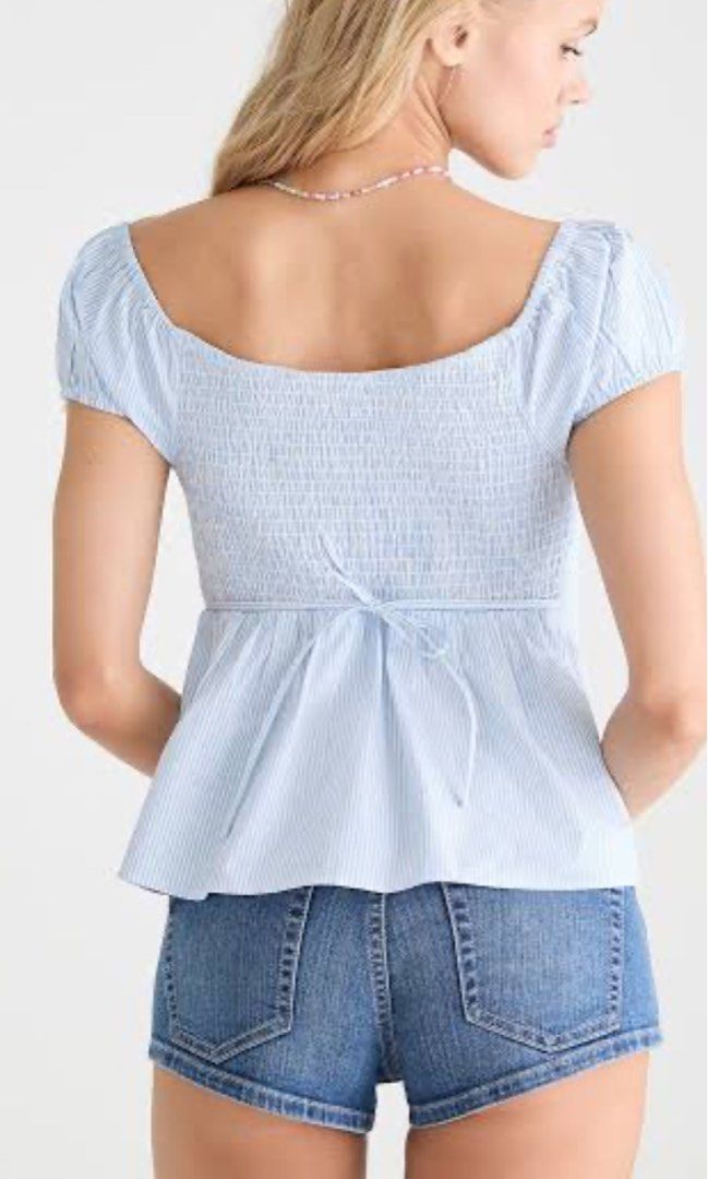 Aeropostale Babydoll Top (Category: Sleeveless) located in Bacolod. Submitted by brandymelvillephh (Listing ID 1471239515, Image 2). Description: new! can fit xsmall-small.