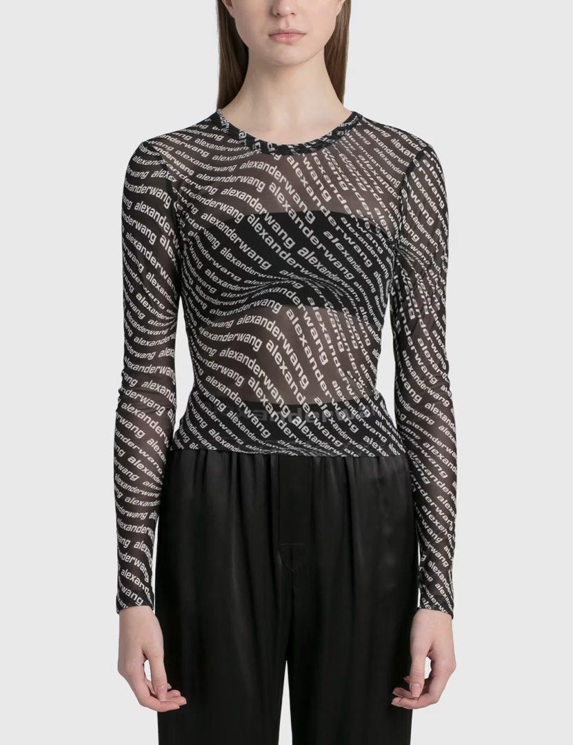 Alexander Wang Long-Sleeve Stretch Mesh Top (Category: Others Tops) located in Butuan. Submitted by prestigephilippines (Listing ID 1471196441, Image 2). Description: Men /Women Excellent Color rate 10/10 Size small - medium No issue (good as brand new) Shipping worldwide 🌍.