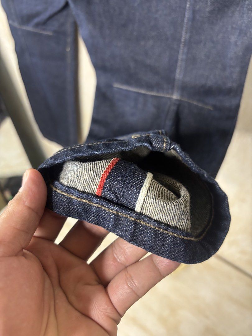 ALL SAINTS SELVEDGE PANTS (Category: Jeans) located in Cabuyao City. Submitted by pormanation-thrift-store (Listing ID 1471211440, Image 3). Description: ALL SAINTS SELVEDGE PANTS Condition: LIKE NEW Color rate: 10/10 (PWEDE SA MASELAN) Size: 32 Dimes: 32”Wx37”L Issue: NONE‼️ Price: 2000.
