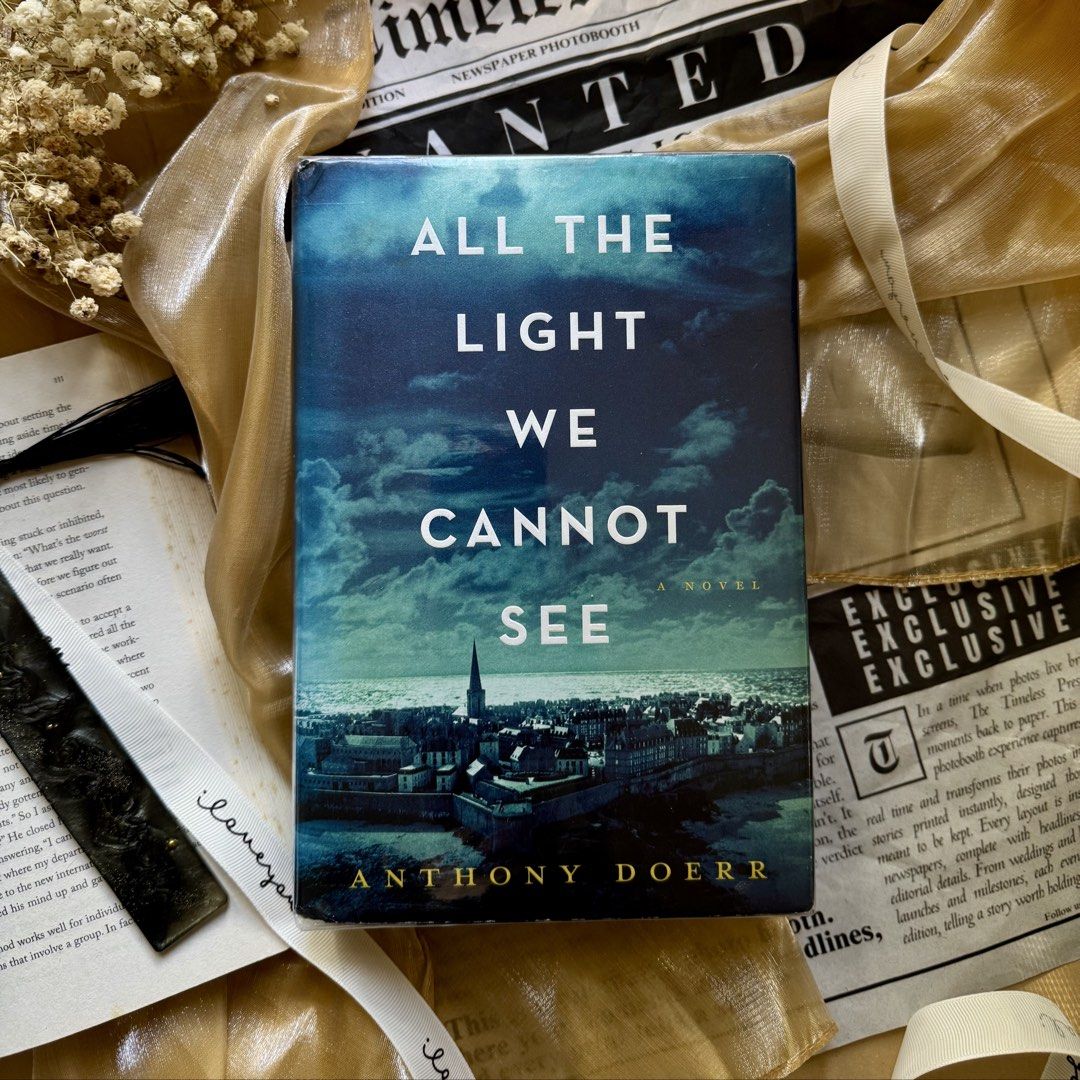 All The Light We Cannot See by Anthony Doerr (Hardcover) (Category: Storybooks) located in Manila. Submitted by pages_dusk (Listing ID 1471227848, Image 1). Description: Original price: ₱899 Selling it for only ₱600! VERY GOOD CONDITION with a few foxing Selling our personal book collections!📚 All books are sealed in book covers to avoid dust accumulation🤍 📍QC 📦 MOD: - Lalamove (booked by buyer) - J&T (booked by us — sf tbp by buyer) 💰MOP: G