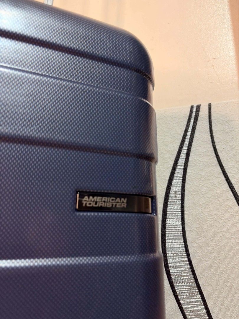 American Tourister (Category: Luggage) located in Manila. Submitted by jzjapansurplus (Listing ID 1471175411, Image 2). Description: 🇯🇵IMPORTED FROM JAPAN AMERICAN TOURISTER SPINNER MEDIUM SIZE LUGGAGE 🇯🇵 🎯 CODED LOCK TSA APPROVED - 000 🎯 LIGHTWEIGHT 🎯 SMOOTH 360 WHEELS ROTATION 🎯 POLYCARBONATE CASE 🎯 TOP HANDLE CARRY 🎯 SMOOTH PUSH HANDLE TROLLEY 🎯 WIDE SPACE CAPACITY 🎯 EXPANDABLE NO ISSUE… MINIMAL MARK OF USAGE ONLY‼️.