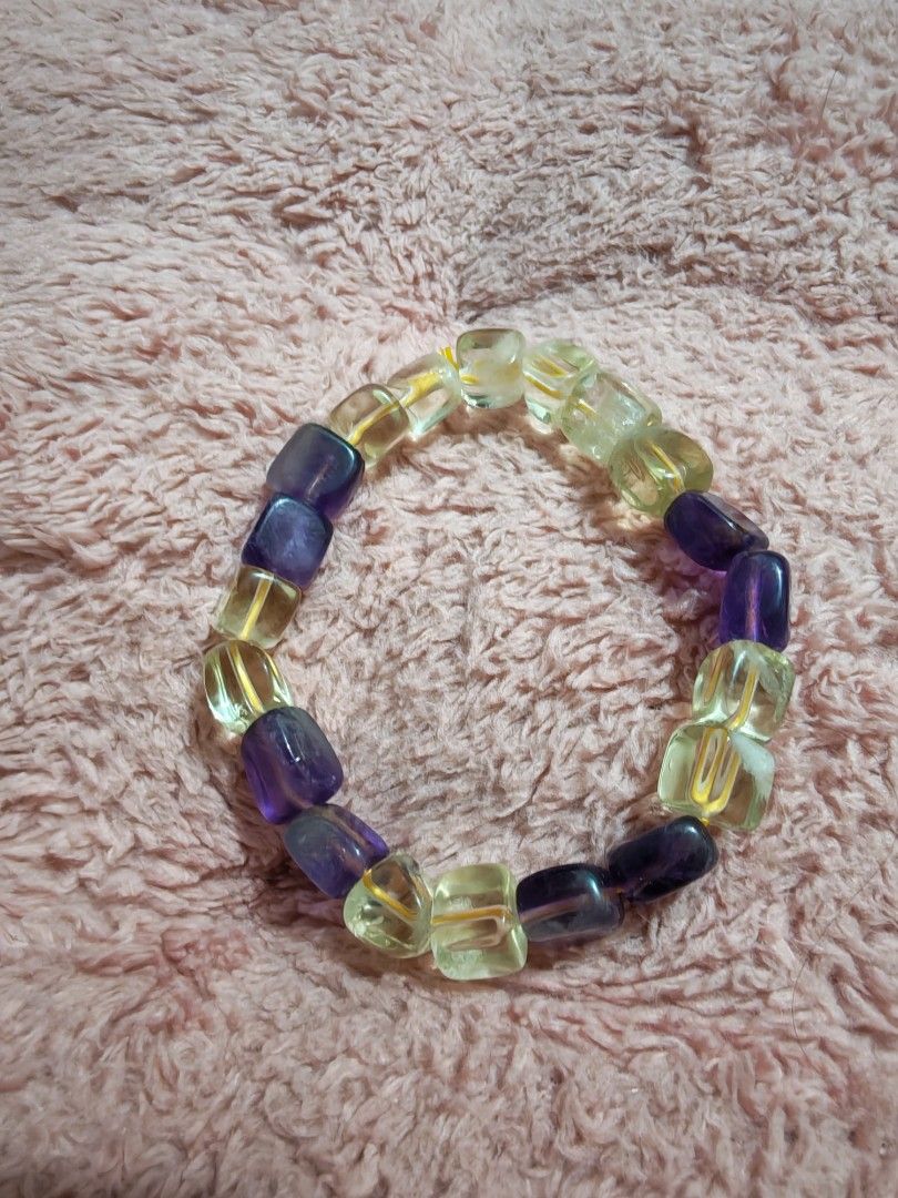 Amethyst citrine bracelet (Category: Bracelets) located in Taguig. Submitted by voxsummer88 (Listing ID 1471163551, Image 2). Description: Amethyst citrine bracelet 16cm 10mm.