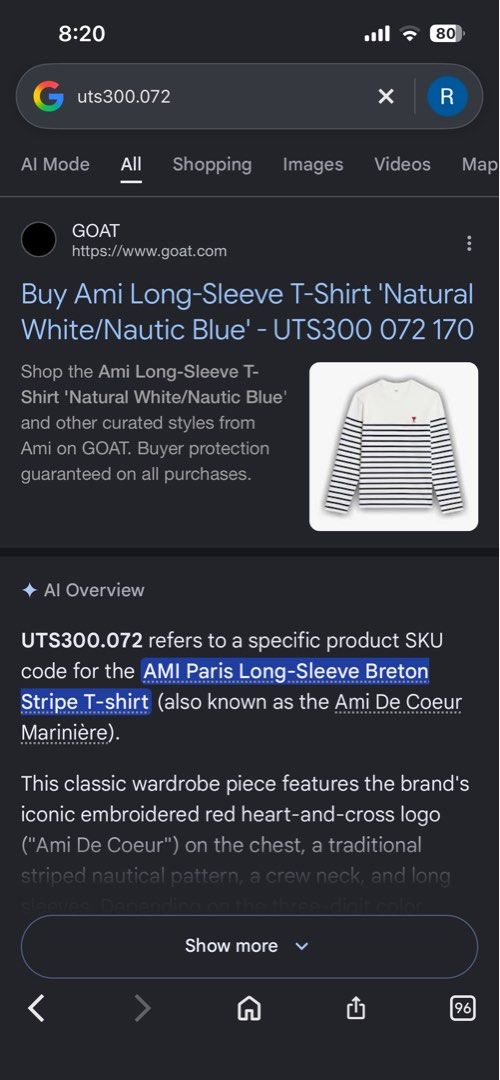 Ami Alexandre Mattiussi (authentic) (Category: Luxury Apparel) located in Angeles City. Submitted by brkebys (Listing ID 1471243972, Image 1). Description: ₱3,000 free shipping Width: 20 Length: 26 Very good condition Pampanga location📍.